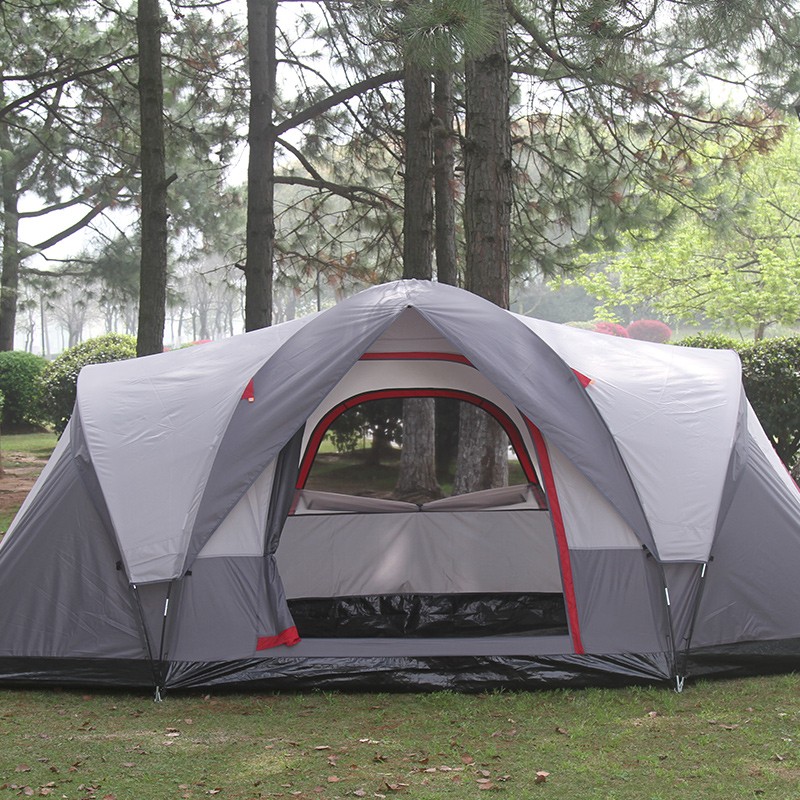 Outdoor Portable Camping Tent with Two Bedrooms And One Living Room